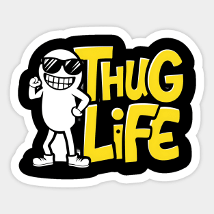 Thug life meme funny stick man Sticker